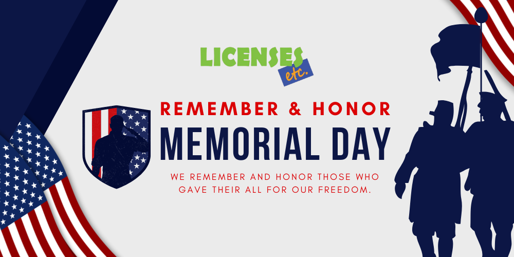 Memorial Day - Licenses Blog