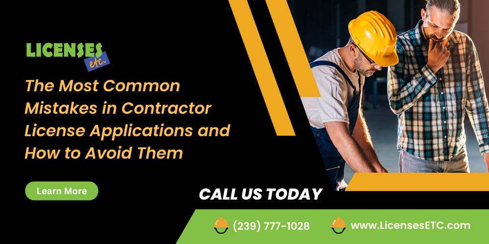 Contractor License Application Services in Florida