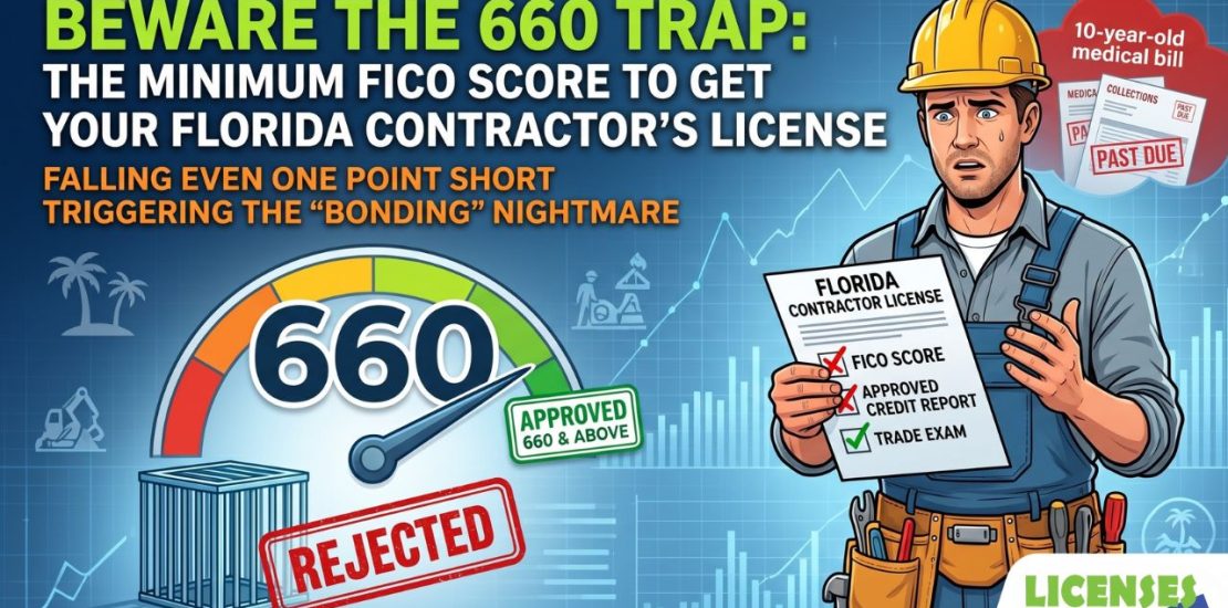 Florida Contractor License Minimum FICO Credit Score Needed